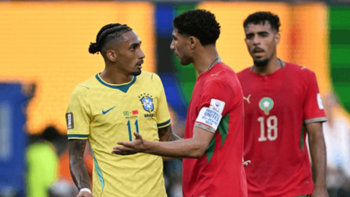 Brasil y Marruecos igualan 1-1 en un duelo marcado por la magia de Brahim y el golazo de Vinícius