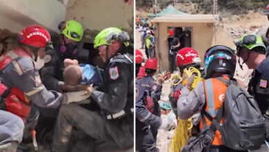 Equipo de rescate de EE. UU. localiza con vida a un bebé entre los escombros en La Guaira