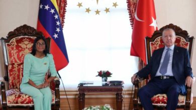 Delcy Rodríguez se reunió con el presidente Erdogan en Ankara para profundizar cooperación bilateral