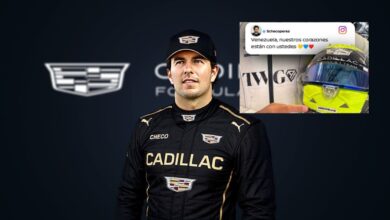 Piloto de Fórmula 1 Sergio "Checo" Pérez envió un mensaje de apoyo a Venezuela