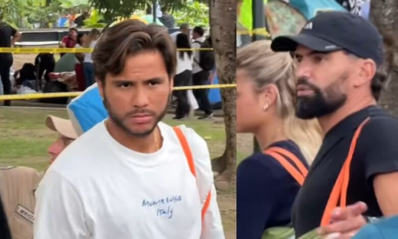 Telasco Segovia y Tomás Rincón llevan insumos a damnificados en el Parque del Este