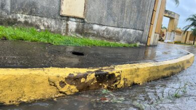 20 casas del urbanismo Jardines de La Cruz se anegan tras la falta de desagüe en sectores adyacentes