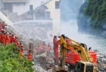 Aumenta a 41 el número de muertos por deslizamiento de tierra en el suroeste de China