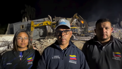 Obras Públicas y la Fanb despliegan operativo de 24 horas para la remoción de escombros tras los sismos