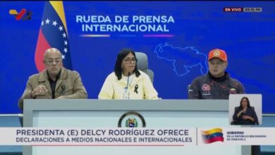 Delcy Rodríguez agradece apoyo internacional de 147 países tras terremotos