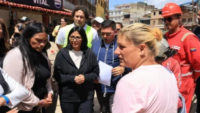 Delcy Rodríguez evalúa avances de rehabilitación en El Junquito