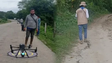 Funvisis e Ingeomin evalúan daños geológicos en Yaracuy con drones