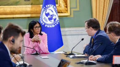 Delcy Rodríguez encabeza reunión estratégica con delegación del Fondo Monetario Internacional