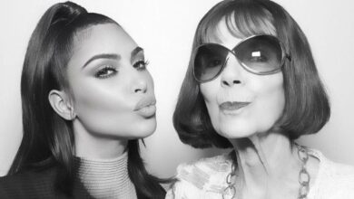 Kim Kardashian expresa su pesar tras el fallecimiento de su abuela