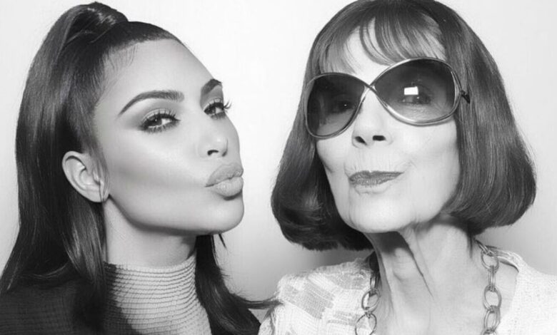 Kim Kardashian expresa su pesar tras el fallecimiento de su abuela