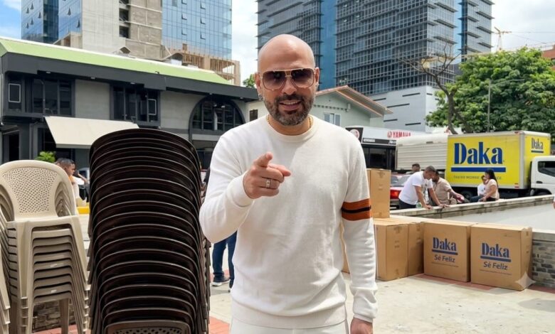 Omar Enrique recauda más de 30 toneladas de insumos para damnificados