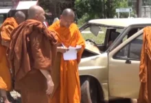 Niño de 11 años conduce camioneta y atropella a 8 monjes budistas