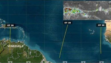 Onda Tropical N.º 28 provocará lluvias con descargas eléctricas en gran parte de Venezuela