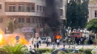 18 heridos en dos explosiones en el centro de Damasco durante la visita de Macron