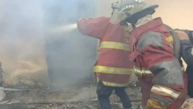 Bomberos controlan incendio en vivienda de Los Chorros