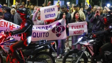 Ecuador: protestas y vigilias por revocatoria de mandato contra Noboa y Pinto