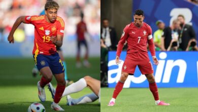 Cristiano Ronaldo y Lamine Yamal cruzan caminos en el Portugal-España de octavos