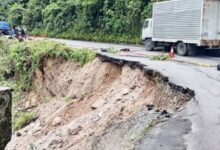 Cierran carretera Barinas-Mérida por falla de borde en El Celoso