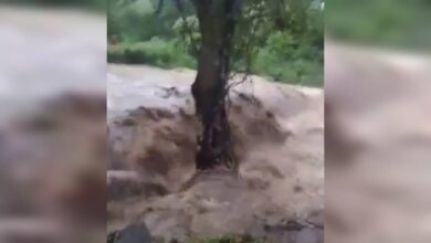 Crecida del río Aguas Calientes amenaza con anegar viviendas en Puerto Cabello