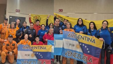 Viaja desde Argentina un nuevo contingente de rescatistas y médicos para atender la emergencia en Venezuela