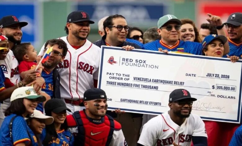 Los Medias Rojas de Boston recaudan más de 300 mil dólares para la ayuda humanitaria en Venezuela