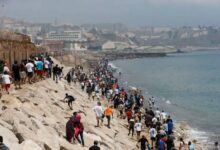 Hallan nueve cadáveres tras masiva tentativa de ingreso a nado a Ceuta desde Marruecos