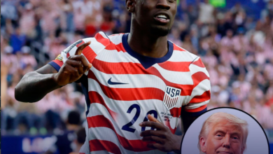 ¡Escándalo! La FIFA le retira la roja a Balogun y Trump se lo agradece