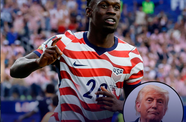 ¡Escándalo! La FIFA le retira la roja a Balogun y Trump se lo agradece
