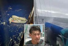 Rescatan con vida a un marinero tras pasar 30 días a la deriva en el Océano Pacífico