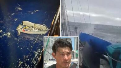 Rescatan con vida a un marinero tras pasar 30 días a la deriva en el Océano Pacífico