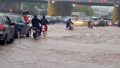 Fuerte tormenta tras el paso de la Onda Tropical N.º 30 causa anegaciones y caída de árboles en Valencia