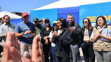 Presidenta Delcy Rodríguez inspecciona la zona que dejó más de 1.200 damnificados