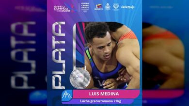 Plata para Venezuela: Luis Medina se cuelga la medalla de subcampeón en los 77 kg de Lucha Grecorromana