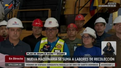 La Guaira recibe maquinaria pesada de gran capacidad para agilizar el despeje de escombros