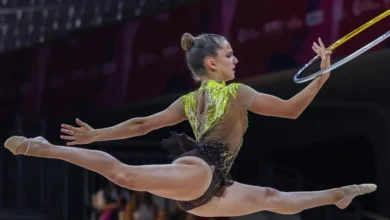 Venezolana Jimena Domínguez se posiciona entre las tres mejores gimnastas de Suramérica