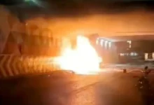 Dos personas mueren calcinadas tras colisión vehicular en la Autopista Regional del Centro