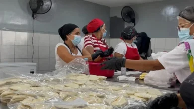Gobierno Nacional entrega menús balanceados en campamentos transitorios