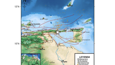 Funvisis reporta un sismo de magnitud 4,2 con epicentro en Güiria este 27 de agosto