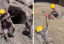 Ejército de Nepal rescata a supervivientes atrapados en un túnel tras devastadora riada