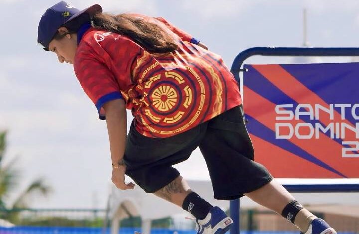 María Arias gana medalla de bronce en el skateboarding de los Juegos Centroamericanos