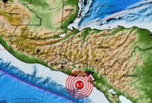 Sismo de magnitud 5,7 sacudió las costas de El Salvador