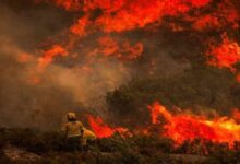 Más de 900 efectivos combaten un incendio en el noreste de Portugal