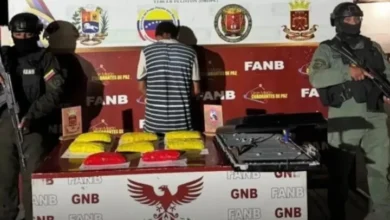 GNB incauta más de tres kilos de droga oculta en un televisor en Táchira