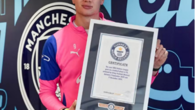 Erling Haaland recibe cuatro certificados oficiales del Guinness World Records