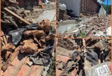 Terremoto en Colombia revela depósito oculto de restos humanos en el cementerio
