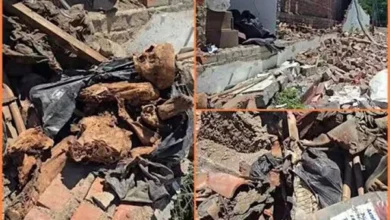 Terremoto en Colombia revela depósito oculto de restos humanos en el cementerio