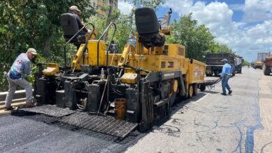 ​Avanzan labores de reasfaltado, bacheo y demarcación en la Av. Orinoco y La Puente de Maturín