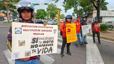 «Si enciendes tu moto, no apagues tu vida»: desplegada campaña de concientización vial en Maturín
