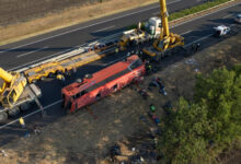 Un trágico accidente de autobús deja 12 muertos y 10 heridos graves en Hungría