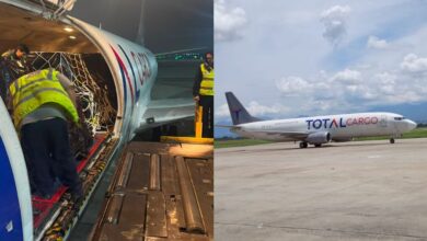 Avión con 16 toneladas de ayuda humanitaria procedente de Brasil llega a Venezuela
